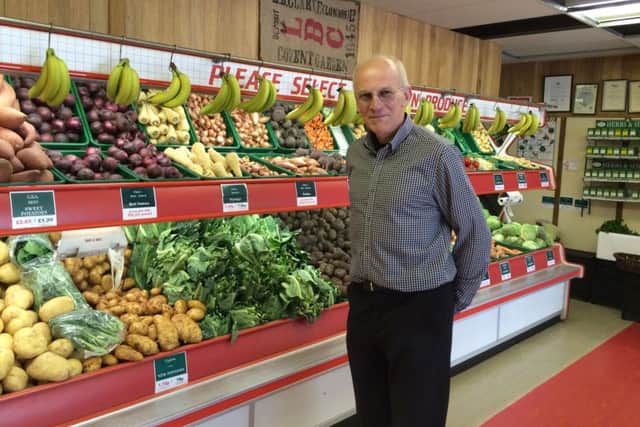 Peter Patterson from All Seasons Fruiterers in High Street, Lee-on-the-Solent