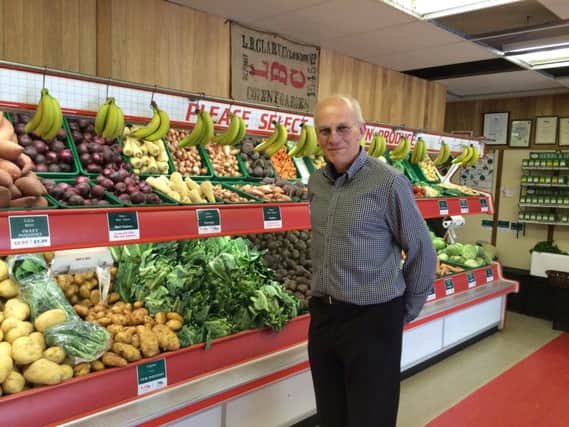 Peter Patterson from All Seasons Fruiterers in High Street, Lee-on-the-Solent