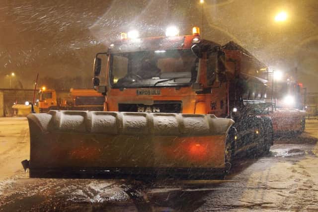Gritters are expected to take to the nation's roads, amid the weather warning. Credit: Highways England