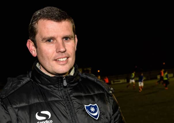 Pompey's head of academy performance and recruitment Dave Wright. Picture: Colin Farmery