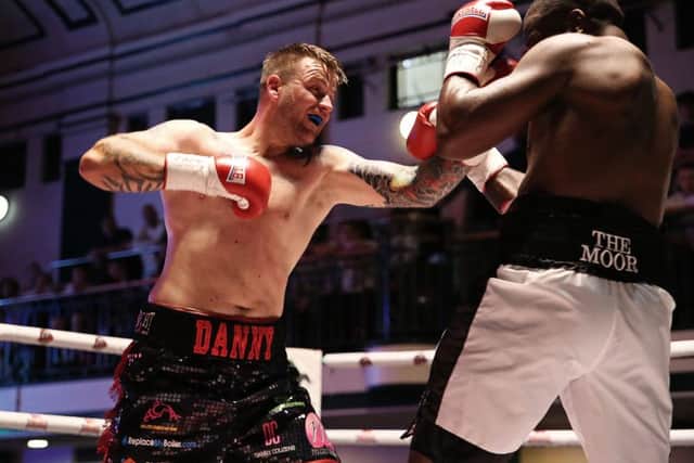 Danny Couzens beats Ossie Jervier. Picture: Natalie Mayhew, Butterfly Boxing