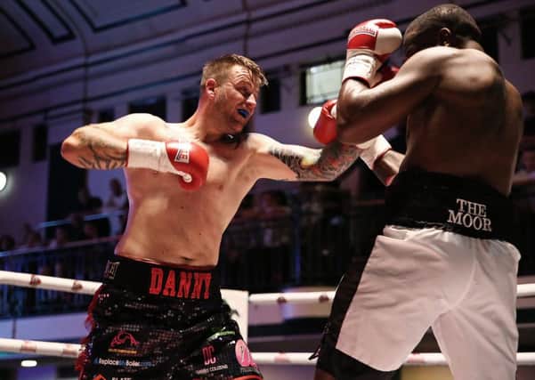 Danny Couzens beats Ossie Jervier. Picture: Natalie Mayhew, Butterfly Boxing
