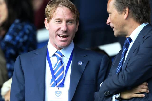 Pompey director Eric Eisner. Picture: Joe Pepler