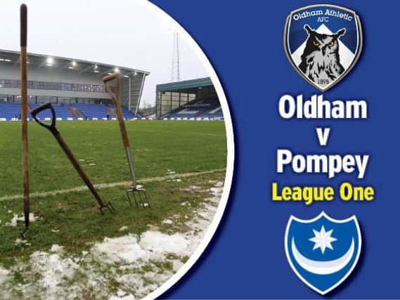 Pompey travel to Oldham today in League One