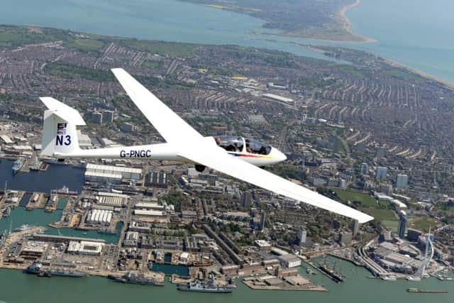 A glider from Portsmouth Naval Gliding Centre. Picture: Paul Jacobs
