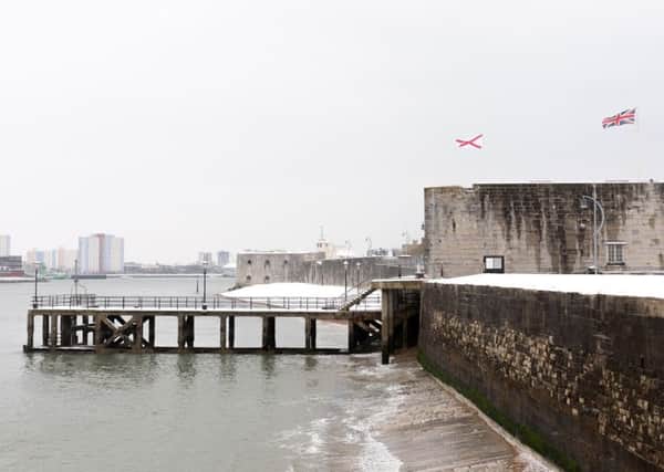 The beast from the east reached Southsea.  Old Portsmouth.  Picture Credit: Keith Woodland PPP-180318-093601006