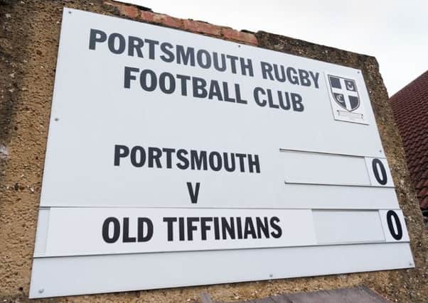 Portsmouth took on Old Tiffinians at Rugby Camp. Picture: Duncan Shepherd