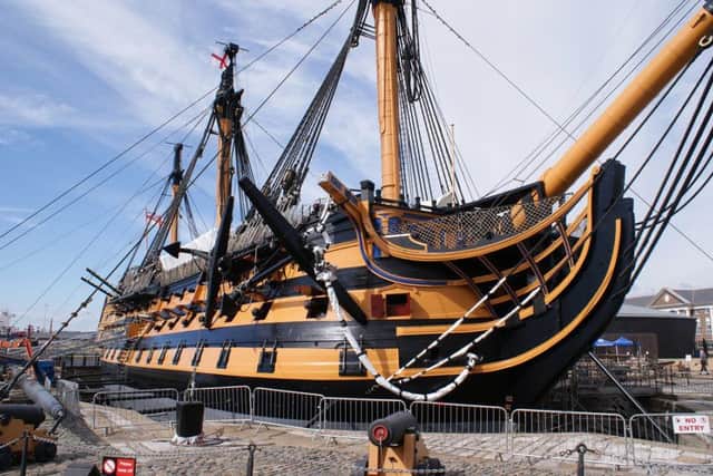 Tony Ferguson claims to have spotted the ghost of Admiral Nelson's wife on board HMS Victory
