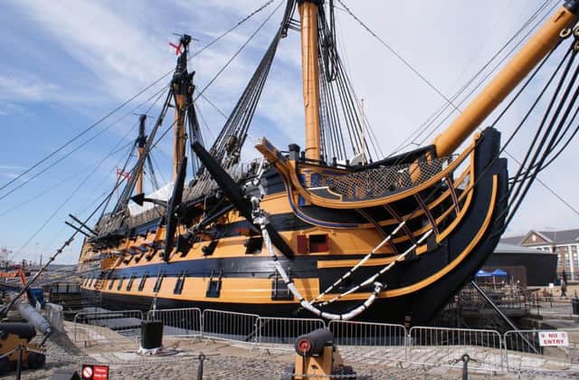 Tony Ferguson claims to have spotted the ghost of Admiral Nelson's wife on board HMS Victory