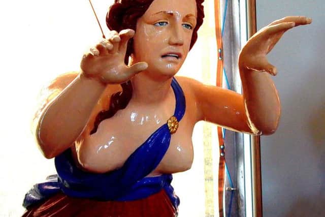 HMS Eurydices figurehead. Picture: National Museum of the Royal Navy