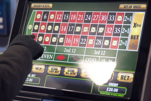 A fixed-odds gambling machine Picture: Daniel Hambury/PA Wire