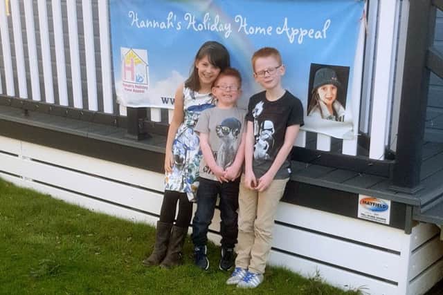 Madeline, Joseph and Hayden away on the holiday