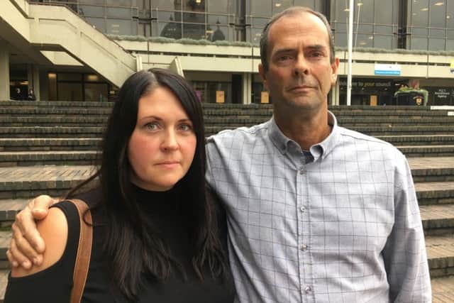 Joanna and Mark Atkins - Tim Atkins's sister and brother