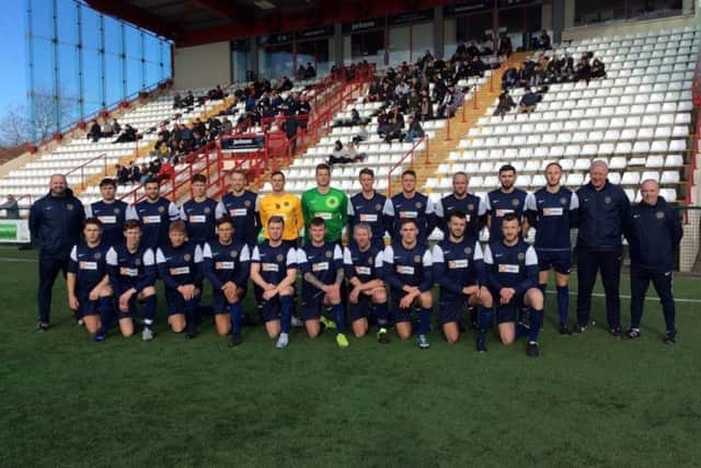 The Royal Navy football team