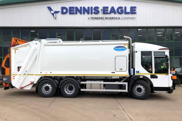 One of the new bin lorries that will soon be helping to rid the streets of Gosport of rubbish
