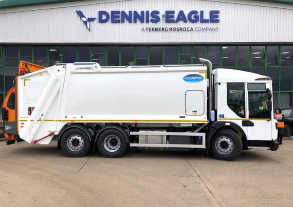 One of the new bin lorries that will soon be helping to rid the streets of Gosport of rubbish