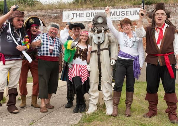 Flashback to a Pirate Day at the Diving Museum, Stokes Bay, which has just been awarded Â£36,900 to launch a campaign to turn the building into a high-quality attraction