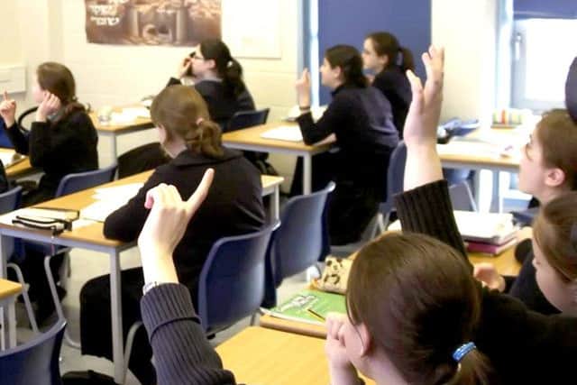 Cllr Donna Jones and cllr Stephen Morgan, MP, clashed over education funding