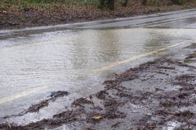 Funtley road flooding