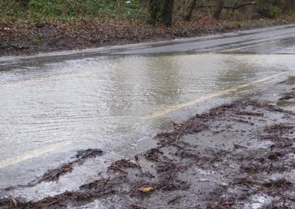 Funtley road flooding