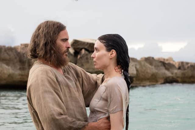 Joaquin Phoenix and Rooney Mara in Mary Magdalene.