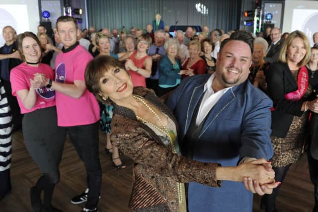 The Gaiety Bar's Jack Edwards leads the way with Anita Harris.Picture: Ian Hargreaves