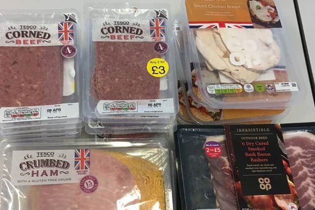 The meat recovered from the thieves. Credit: Waterlooville Police on Twitter