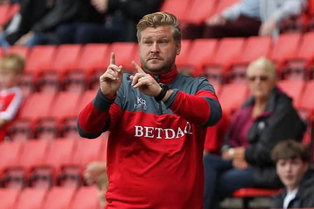 Karl Robinson. Picture: Sharon Lucey