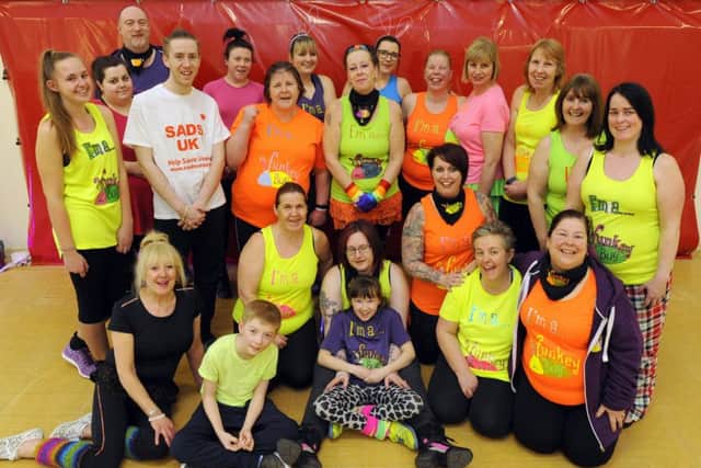 Steph Fleet and her son Kieran will lead a six-hour 'Funk-A-Thon' to raise funds for The Acorn Centre in Wecock, Cowplain, Hampshire and SADS UK     Picture:  Malcolm Wells