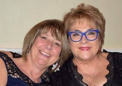 Diane Newsham,left,  owner of Gracie-Ann's Tea Rooms, in Port Solent, with her colleague Jayne Rose who died suddenly last year.