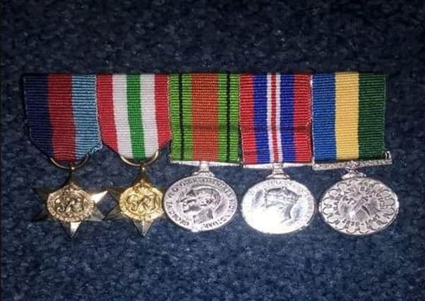 The medals that have gone missing