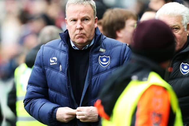 Pompey boss Kenny Jackett