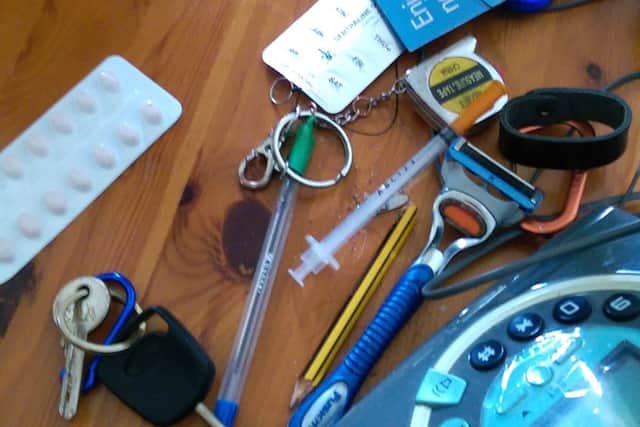 A capped needle was found in the property in Turner Avenue, Gosport