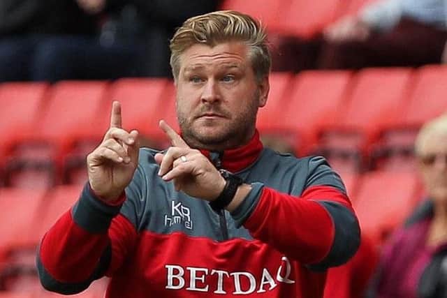 Karl Robinson. Picture: Sharon Lucey