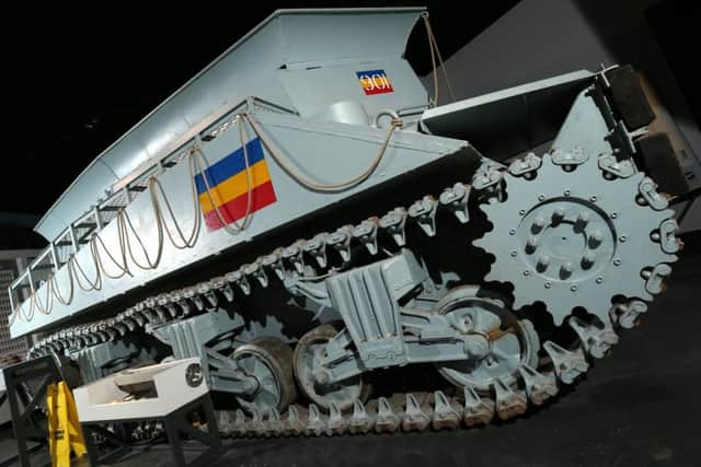 A Sherman Beach Armoured Recovery Vehicle on display at The D-Day story Photo: Chris Moorhouse