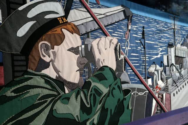 A detail from the Overlord Embroidery PHOTO Chris Moorhouse