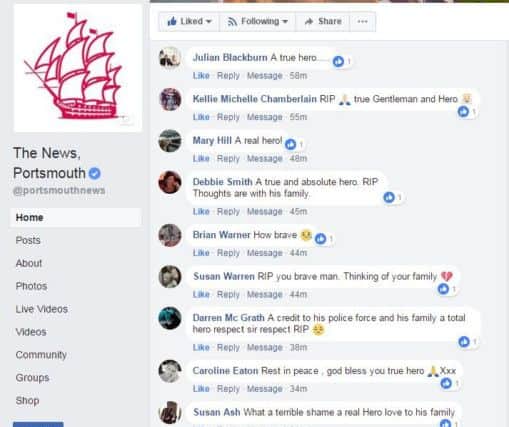Comments from The News's Facebook page today