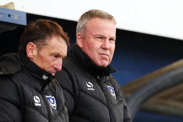 Pompey boss Kenny Jackett
