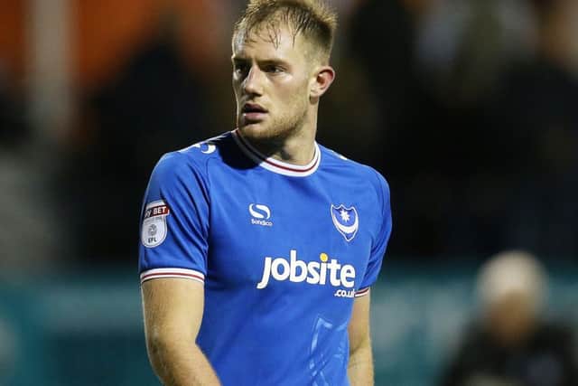 Pompey defender Matt Clarke