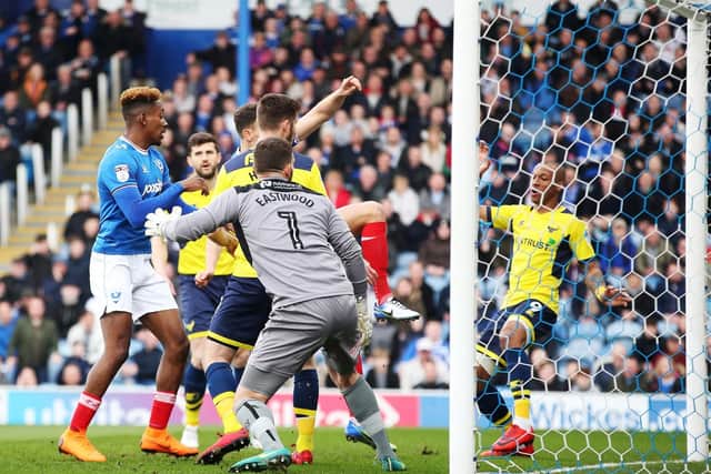 Kal Naismith opened the scoring for Pompey in the fourth minute
