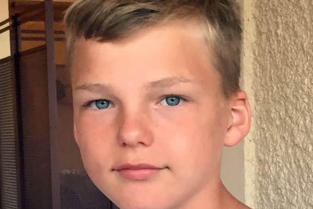 Alexander Worth, 13, died in a crash caused by Matthew CobdenPhoto: Hampshire Constabulary/PA Wire COURTS_Ferrari_070381.JPG