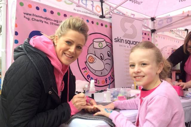 The fundraising day at Skin Squared