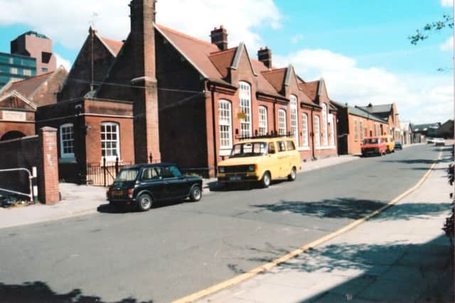 Although in Garfield Road this is Flying Bull Lane School in the early 1980s after closure. Picture: Robert Thompson