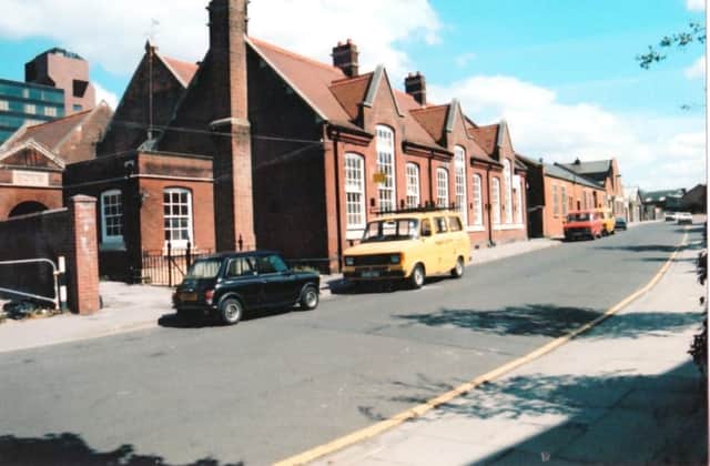 Although in Garfield Road this is Flying Bull Lane School in the early 1980s after closure. Picture: Robert Thompson