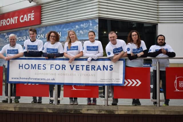 Some of those who were at the Spinnaker Tower in Portsmouth on Sunday in aid of the Alabare charity