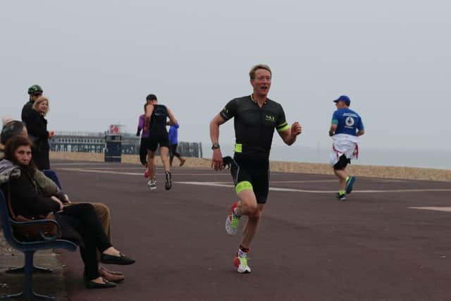 Rob Arkell speeds to victory in race two of the Portsmouth Duathlon Series