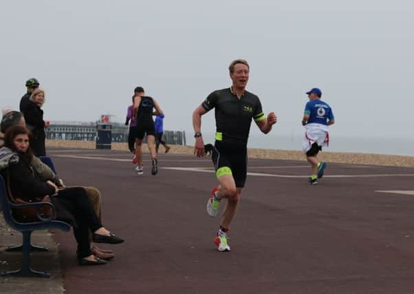 Rob Arkell speeds to victory in race two of the Portsmouth Duathlon Series
