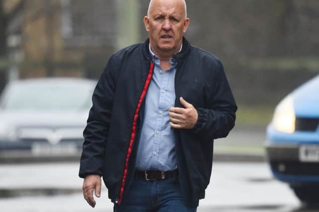 Richard Guy arriving at Aldershot Magistrates' Court Picture: Solent News & Photo Agency