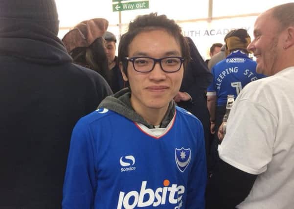 Hoi Po, whose nickname is Niko - after former Blues midfielder Niko Kranjcar - has jetted back to Hong Kong after living in Portsmouth for two years to follow Pompey 
Picture: Craig Fulton