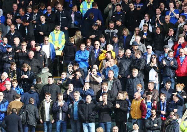 Pompey fans at Home Park last season. Picture: Joe Pepler